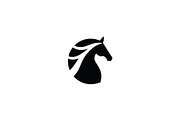 Negative Space Stallion Emblem, a Branding & Logo Template by Vectorium Studio (Thumbnail 1 of 2)