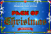 Christmas Pack #1 - Text Styles, a Layer Style Add-On by Jonas Stensgaard (Thumbnail 16 of 23)