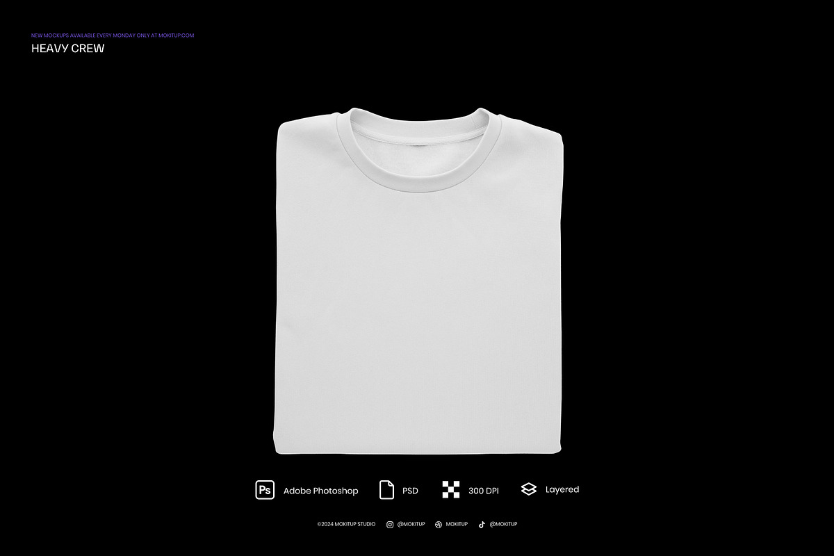 MOKITUP: Heavy Crewneck Mockup, a Hoody Mockup by MOKITUP (Photo 5 of 5)