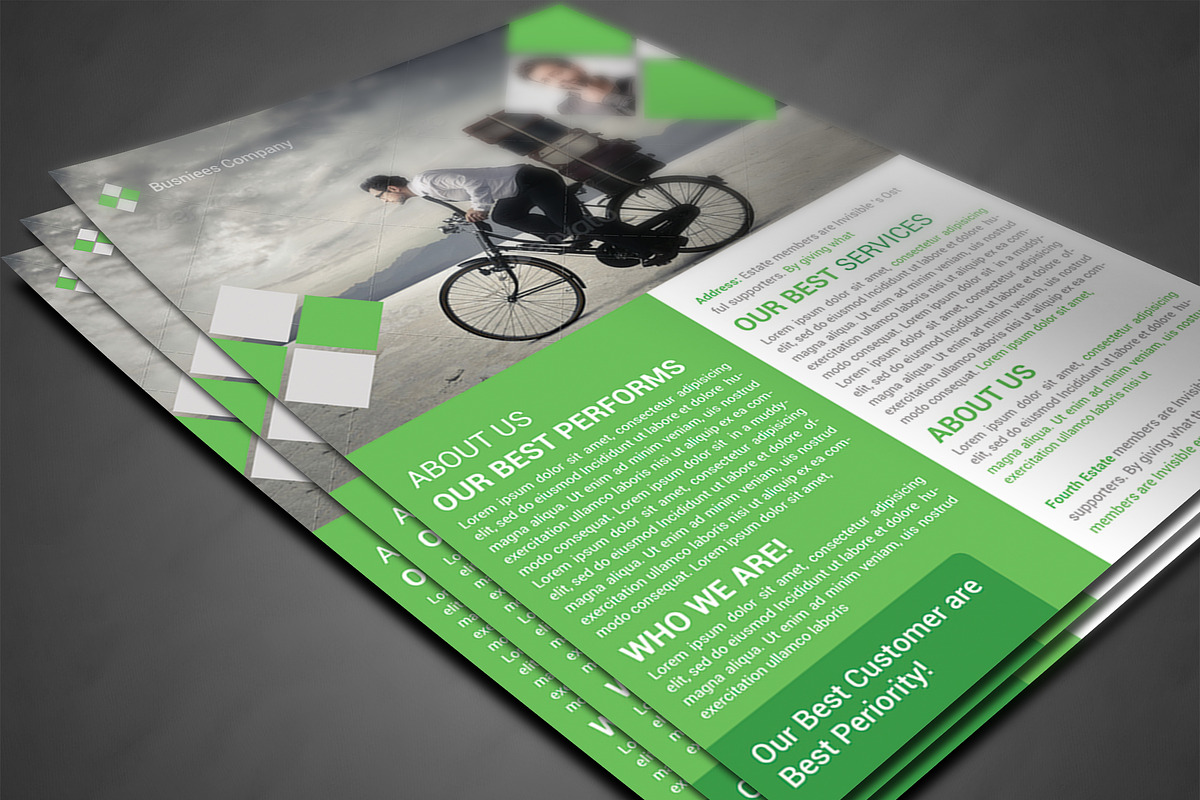 Corporate Flyer Template, a Flyer Template by AfzaalGraphics (Photo 3 of 4)