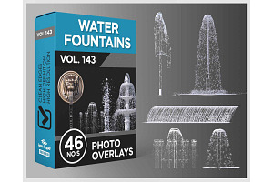 46 Water Fountain Photo Overlays, an Architecture Photo by KenScape