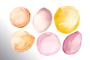Watercolor blobs, a Texture Illustration by Daria Ustiugova (Thumbnail 2 of 9)