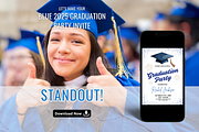 Blue Graduation Invitation, an Invitation Template by Earth5168 (Thumbnail 8 of 9)