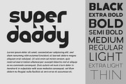 Bodda Creative Sans Font Family, a Sans Serif Font by Artiveko (Thumbnail 2 of 10)