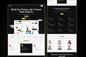 Trima - SAAS Figma Landing Page, a Landing Page Template by Hammad Arif