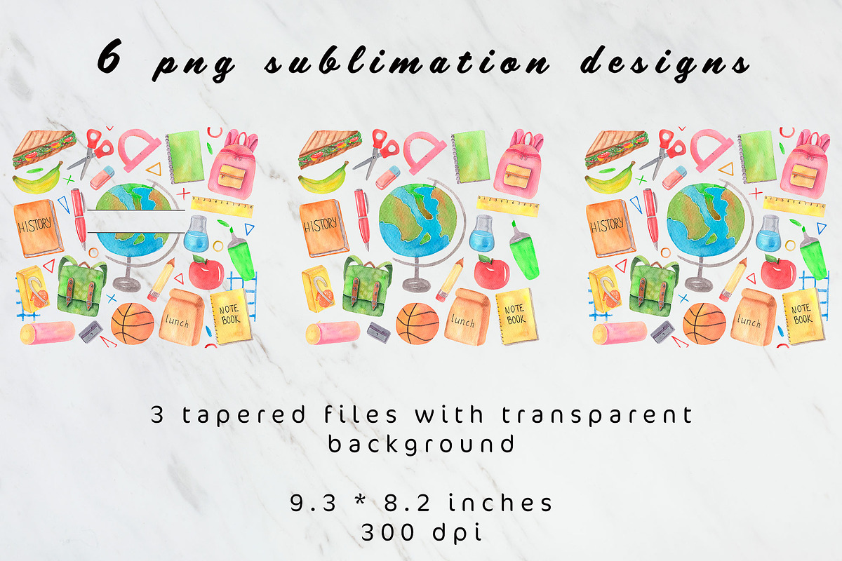 Teacher tumbler sublimation design, an Object Graphic by AnastasiaWatercolor (Photo 5 of 5)