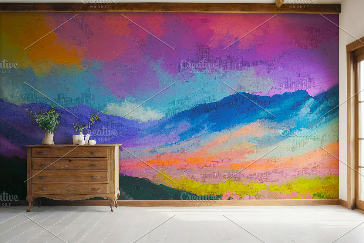 Wallpaper Mock-up / Simple scene Psd, a Product Mockup by Nora Gad (Photo 6 of 10)