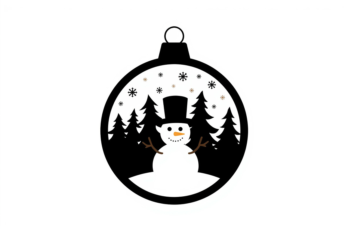 Christmas Laser Cut Ornament Bundle, a Graphic by Designer_Momina (Photo 3 of 14)