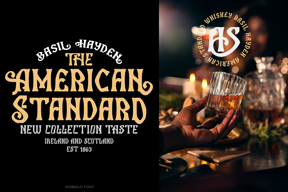 Jenmalo Display Font, a Blackletter Font by TypeClassHeroes (Photo 8 of 15)