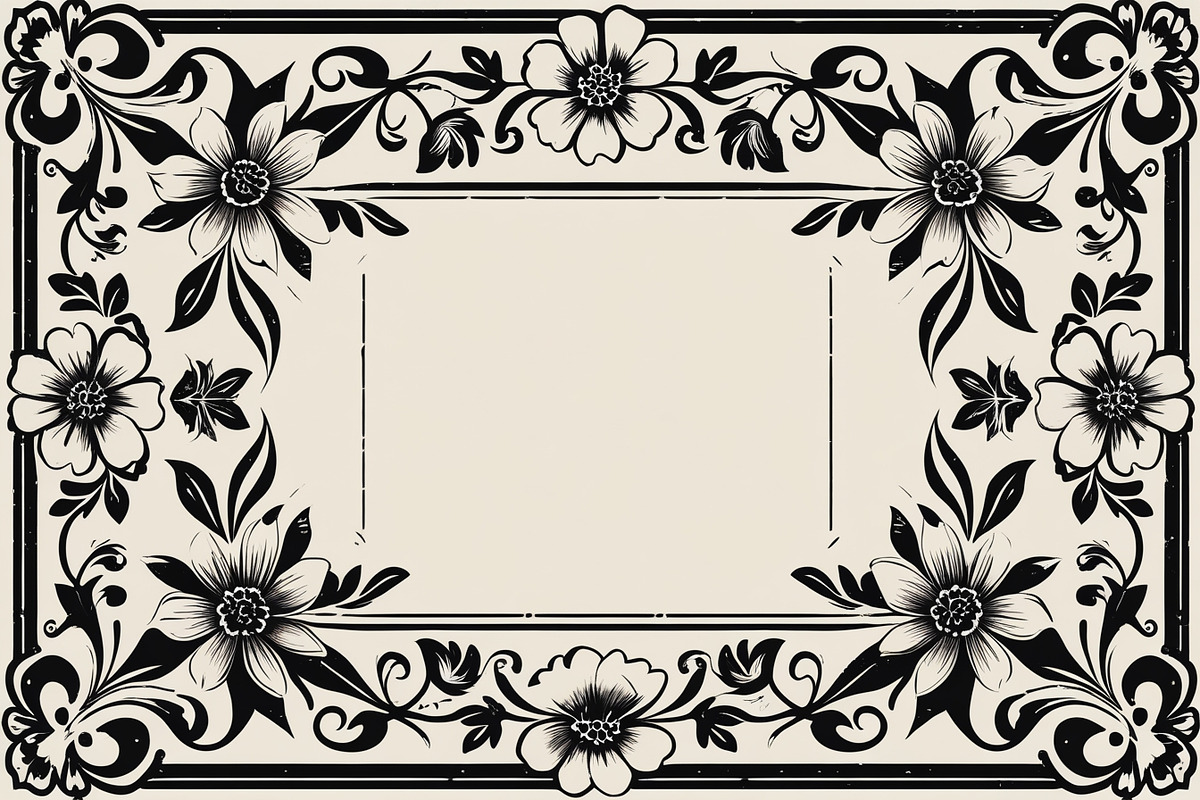 Vintage Frame Collection, an Illustration by yasushie (Photo 3 of 9)