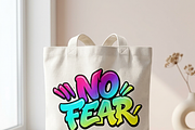 No Fear Graffiti Typography, a Shirt Mockup by Vector Stall (Thumbnail 11 of 15)