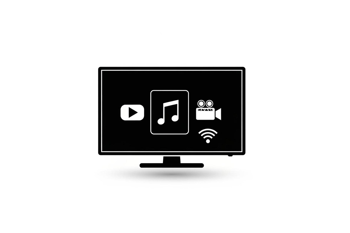 Smart TV Multimedia Hub Icons, a Graphic by hafijul (Photo 8 of 15)