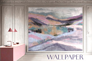 Wallpaper Soft Sunset Landscape, a Wallpaper Graphic by apollinariia_shop (Thumbnail 1 of 9)