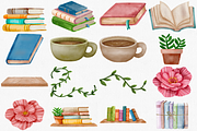 Watercolor Books Clipart Set, 41 PNG, an Illustration by CropUp Creative (Thumbnail 3 of 4)