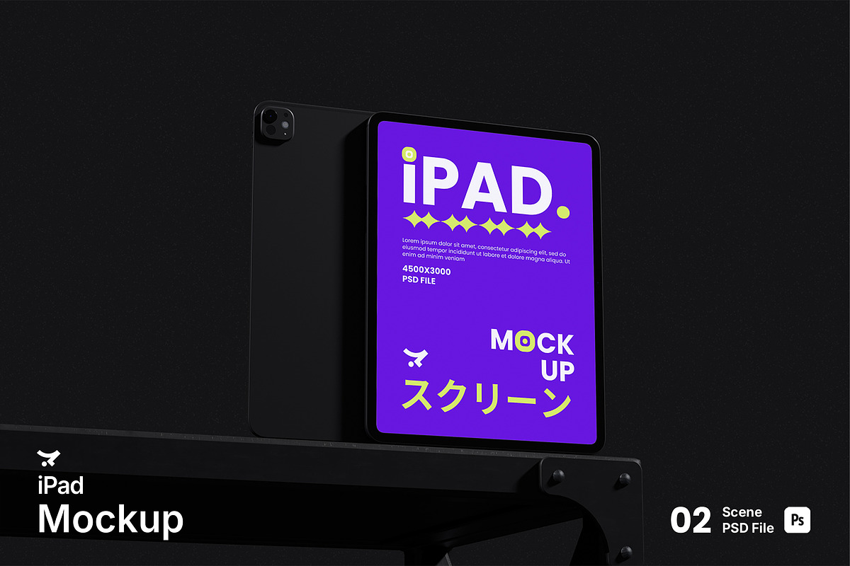 iPad Mockup, an iPad Mockup by Rielismee (Photo 1 of 5)