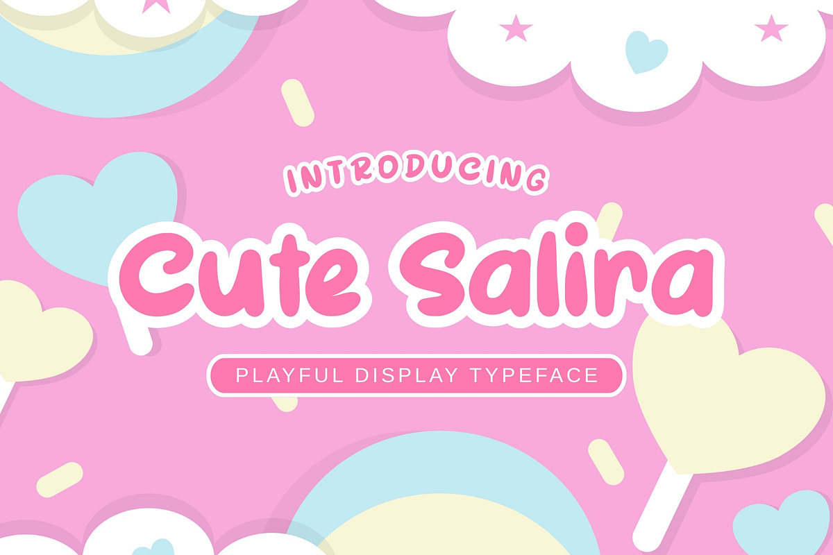 Cute Salira – Bold & Playful Font, a Handwritten Font by socutefont (Photo 1 of 10)