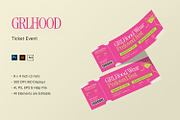 GRLHood - Ticket Event, a Card Template by StreaksideStd (Thumbnail 1 of 3)