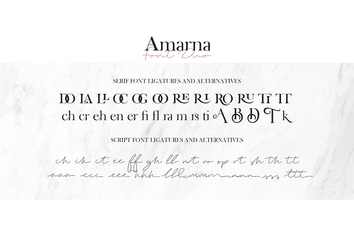Amarna Font Duo, a Serif Font by Design 265 (Photo 12 of 14)