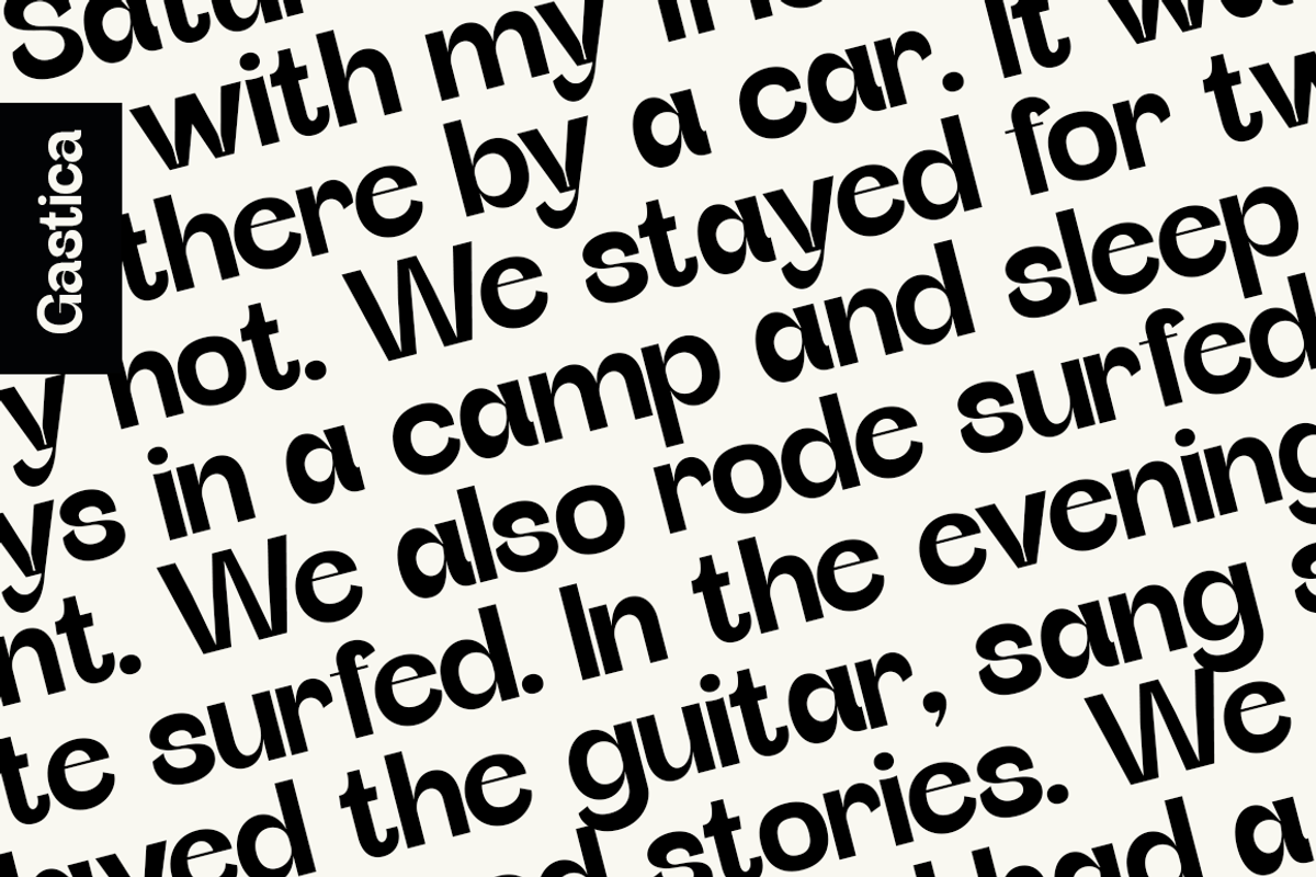 Gastica - Grostesque Typeface, a Sans Serif Font by InkwellTypeCo (Photo 12 of 12)