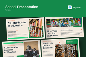 School Keynote Presentation, a Presentation Template by Bilicube Studio