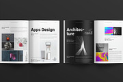 Graphic Design Portfolio Layout, a Brochure Template by E-Type (Thumbnail 5 of 7)