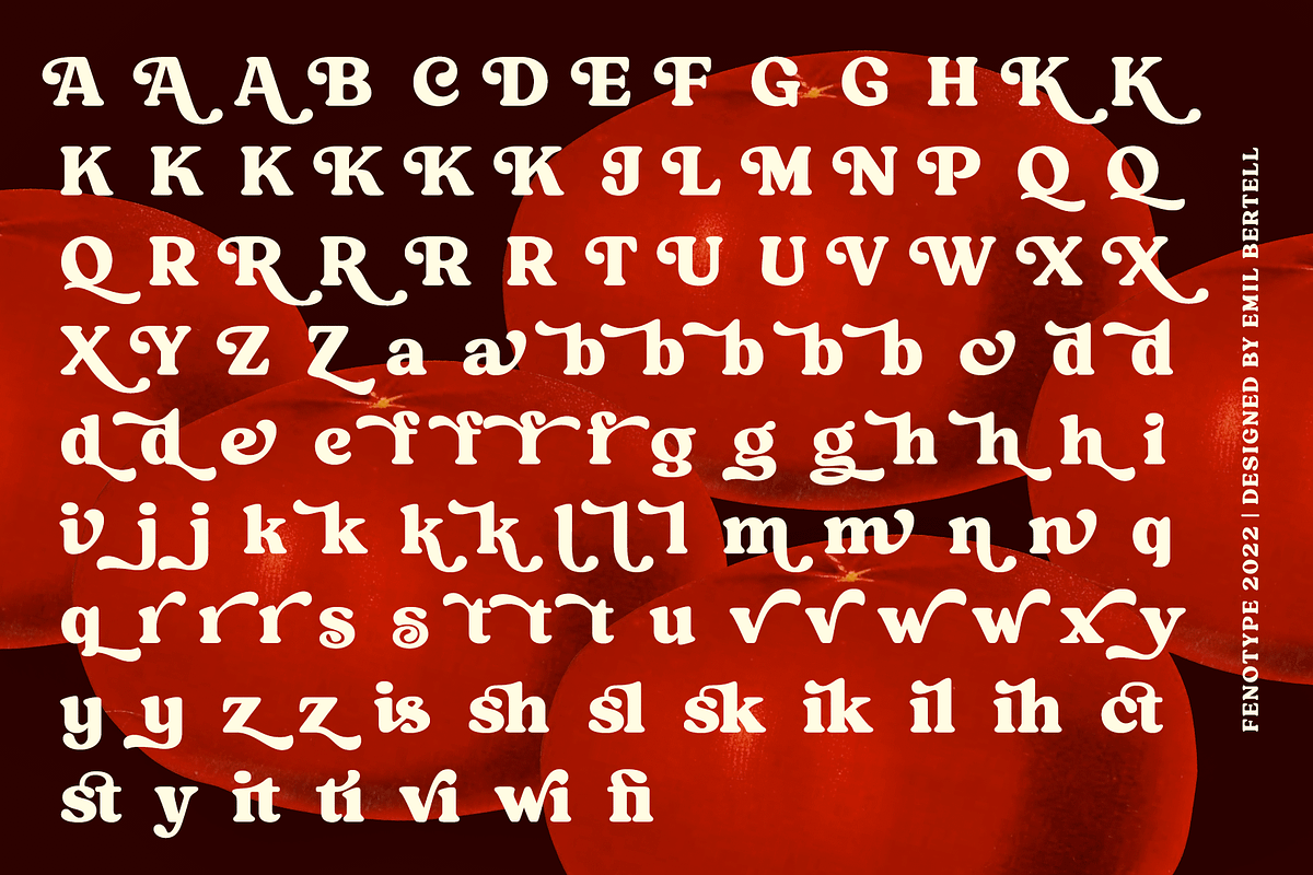 Tomato Ketchup Retro Serif Font, a Serif Font by Fenotype (Photo 10 of 14)