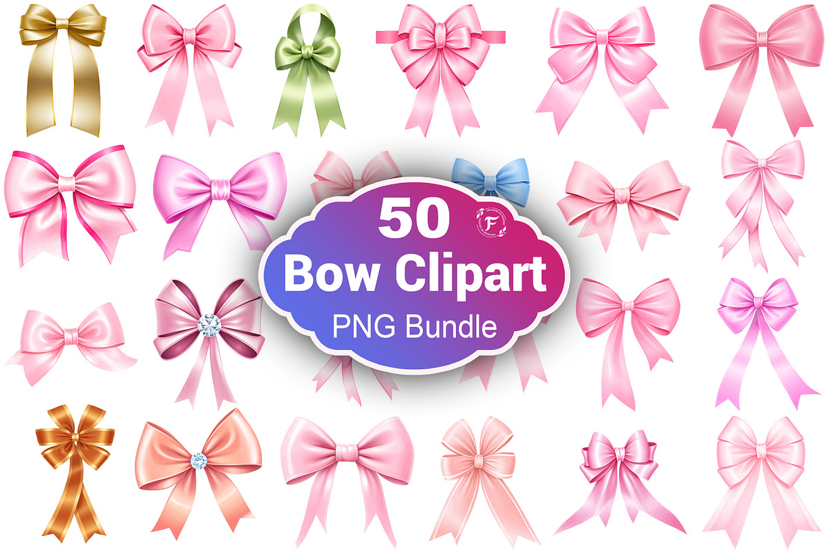 Bow Clipart Png, a Decorative Illustration by Forhadx5 (Photo 1 of 7)