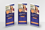 Smartphone Repair Roll Up Banner, a Print Template by Annora Studio (Thumbnail 5 of 5)