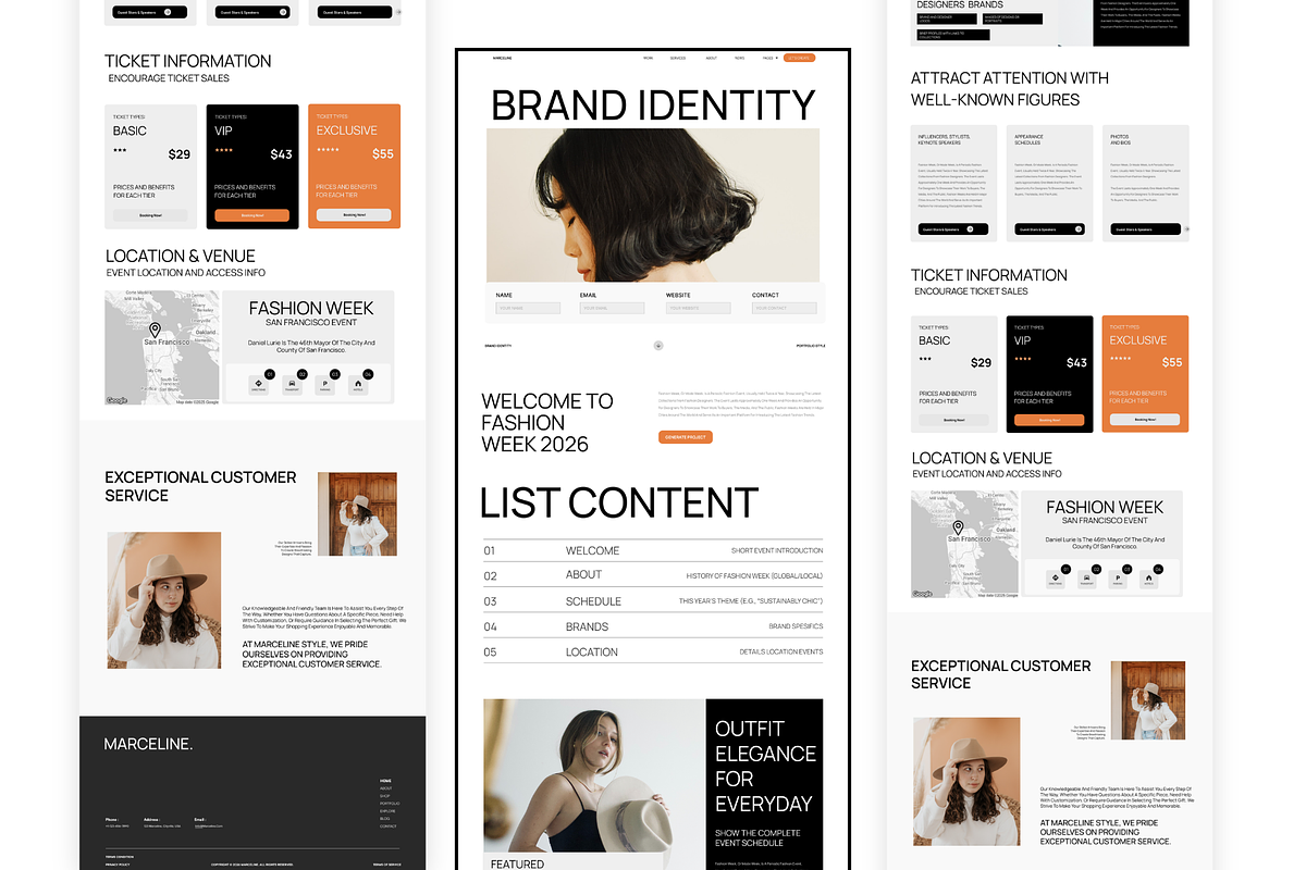 Brand Identity Landing Pages, a Landing Page Template by Creatorism (Photo 5 of 5)
