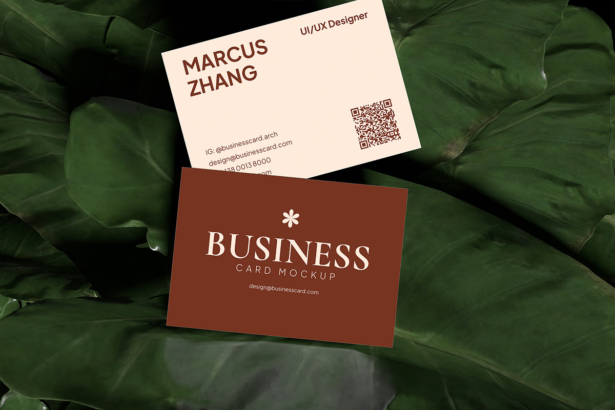 Business Card Mockup, an Advertising Mockup by Unerispace (Photo 5 of 5)