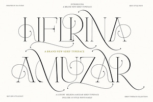 Helrina Amuzar | 10 Font Style, a Serif Font by IM Studio