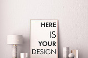 15 mockup of posters in the interior, a Print Template by FilL239 (Thumbnail 3 of 16)