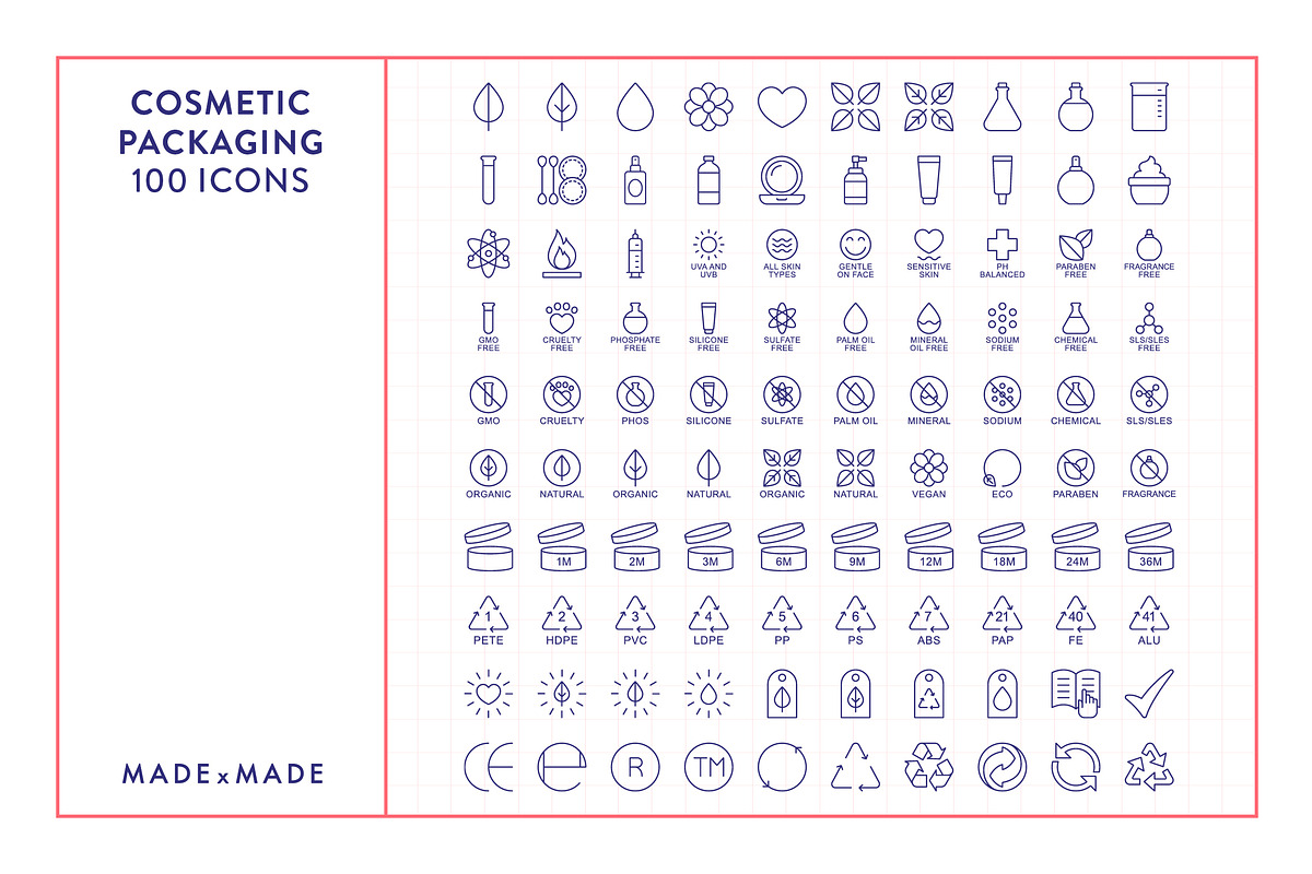 4x Packaging Icons Bundle (25% off), an Outline Icon by Made by Made (Photo 3 of 22)