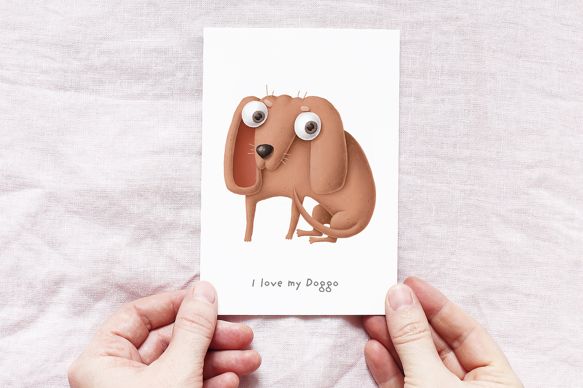 Funny dogs characters, an Illustration by Anastasiya Klempach (Photo 7 of 8)