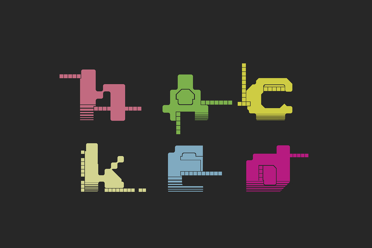 Hacked Font preview 4