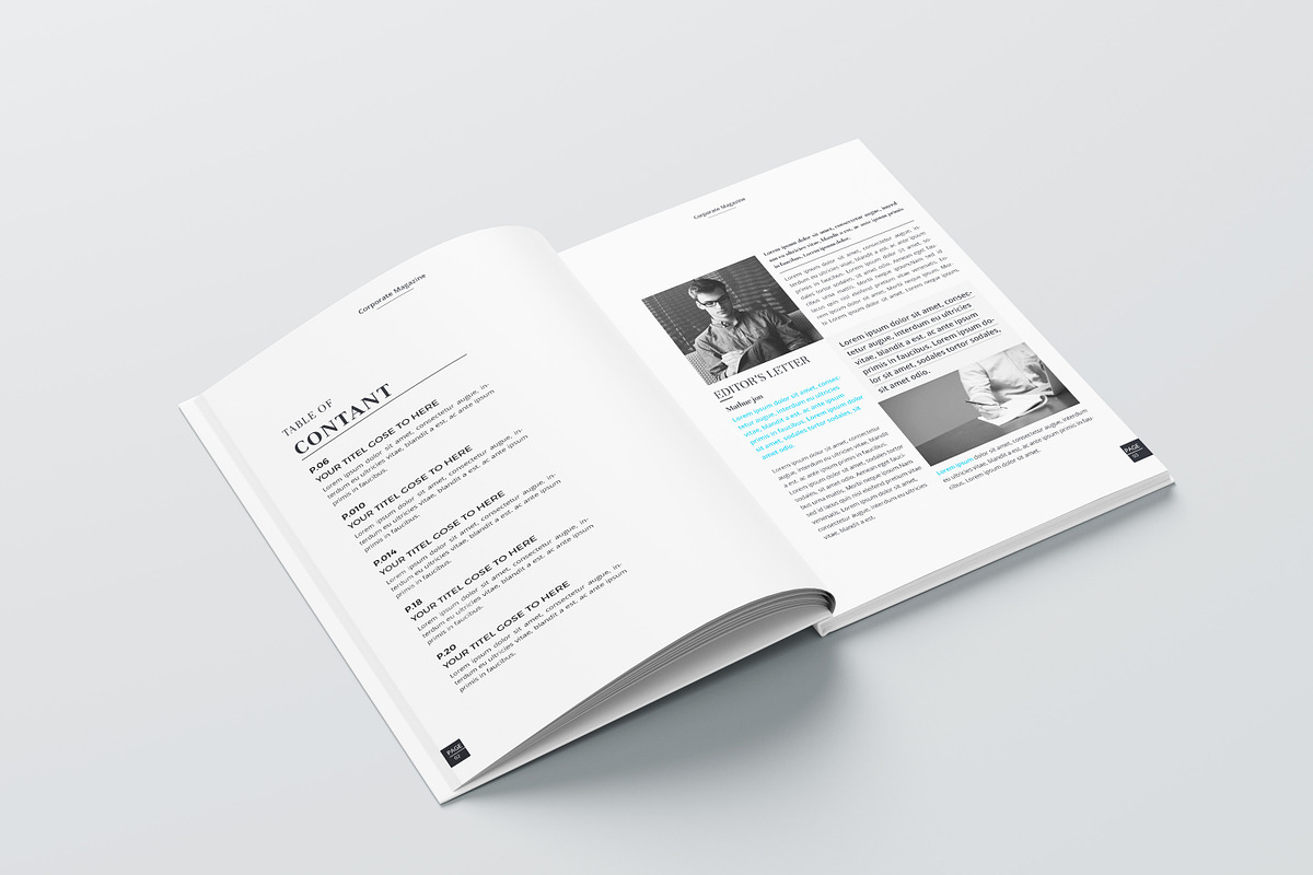 Business Magazine | Word & InDesign, a Magazine Template by obidullah_01 (Photo 4 of 14)
