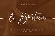 La Boutier, a Handwritten Font by MJB Letters (Thumbnail 1 of 10)