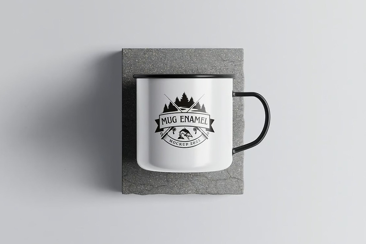 Enamel Mug Mockups, a Cups & Container Mockup by Se٧enStudio (Photo 4 of 5)