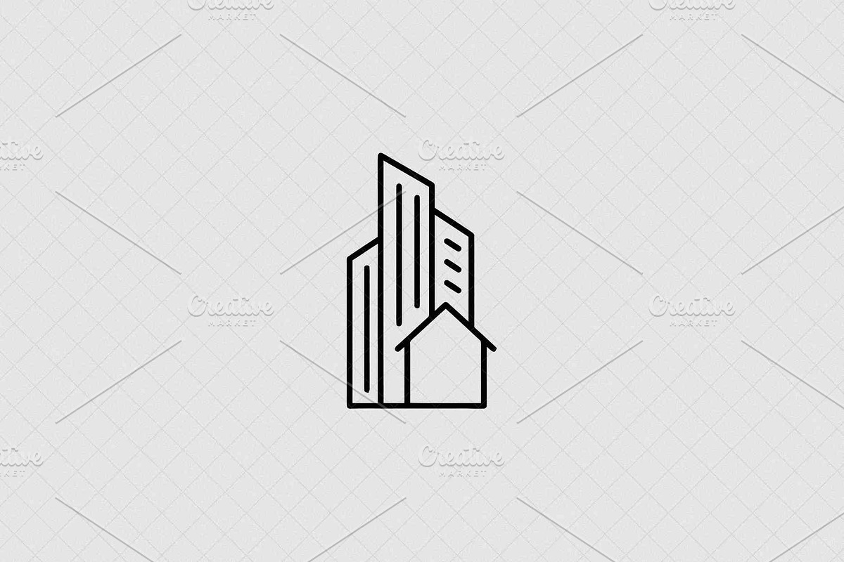 Minimalist Building Icon Skyscraper, an Object Illustration by Vectorium Studio (Photo 1 of 4)
