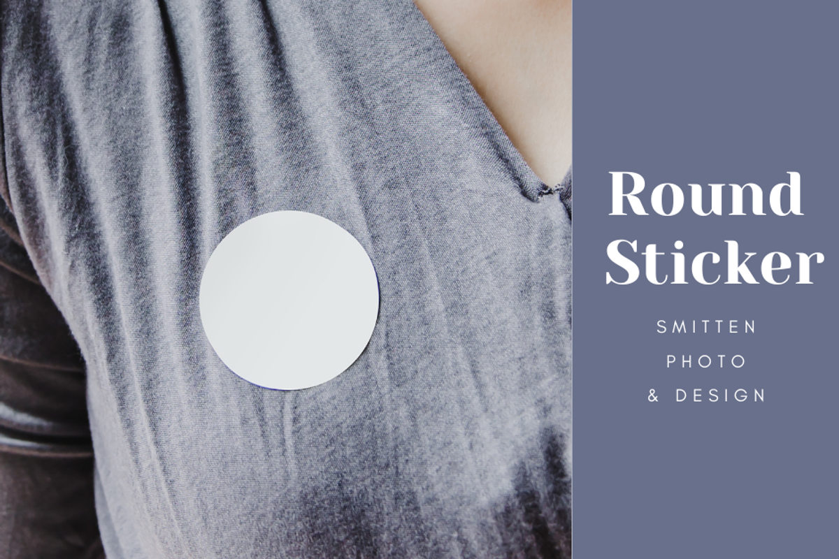 Round sticker on dress stock photo containing stock photography and styled, a Beauty & Fashion Photo by Smitten Photo & Design (Photo 1 of 2)