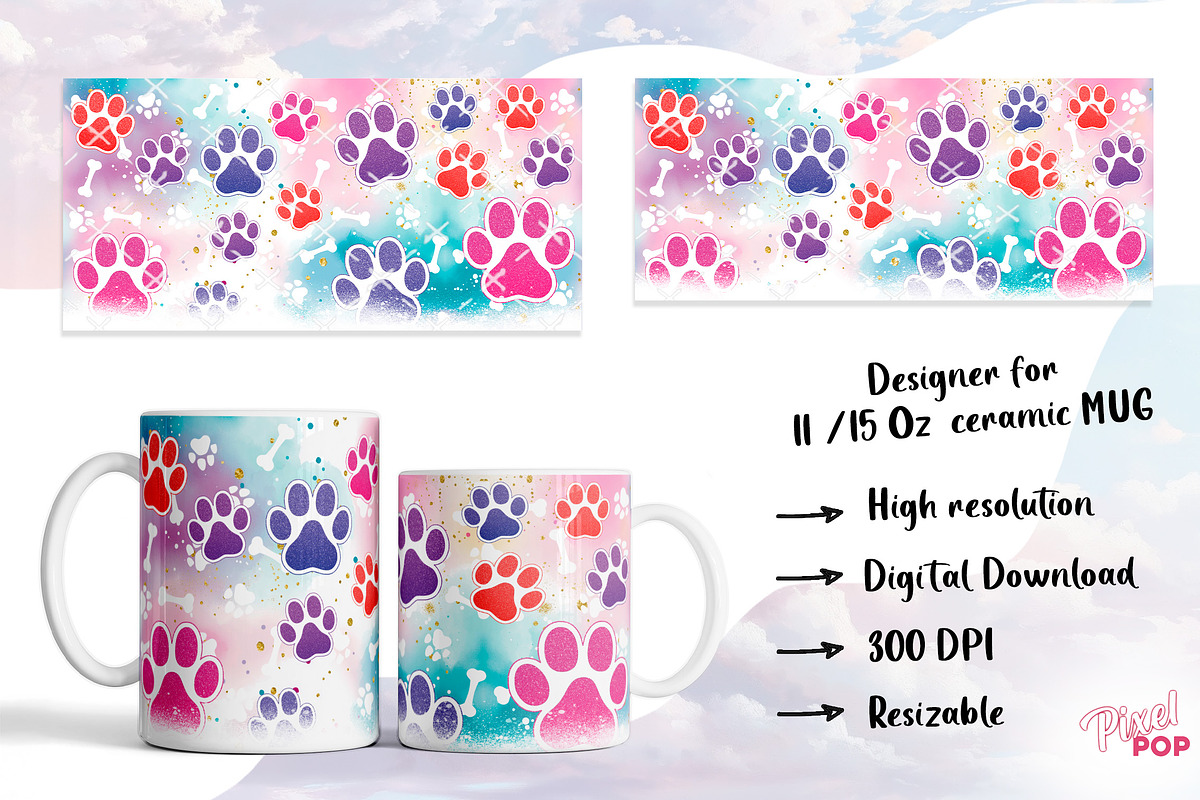 Dog Mug 11 oz 15 oz design, a Graphic by TumblerArtDS (Photo 2 of 4)