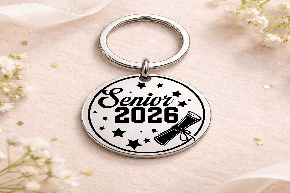 Senior 2026 Keychain SVG Bundle, a Graphic by EllaMaiyaali (Photo 4 of 5)