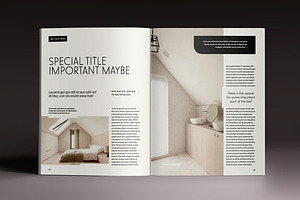 8 InDsgn Magazine Brochure Templates