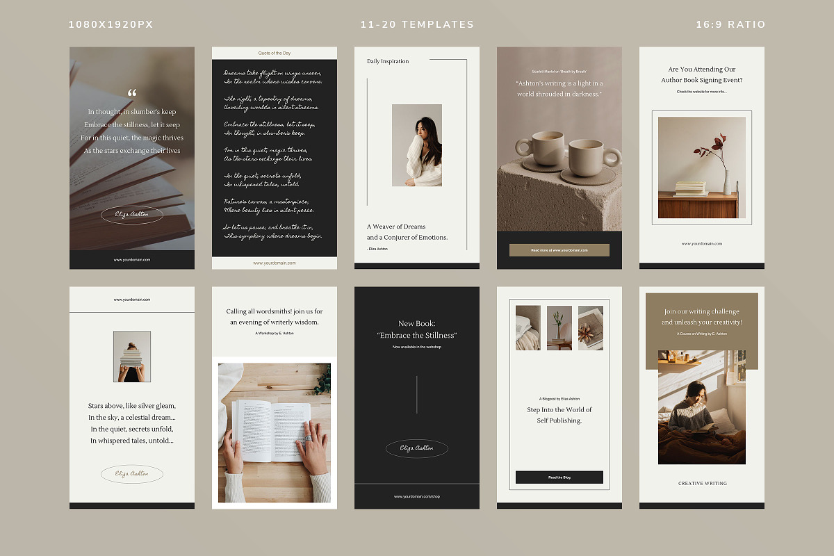 Ashton Social Media Kit, a Social Media Template by Ruben Stom (Photo 13 of 19)