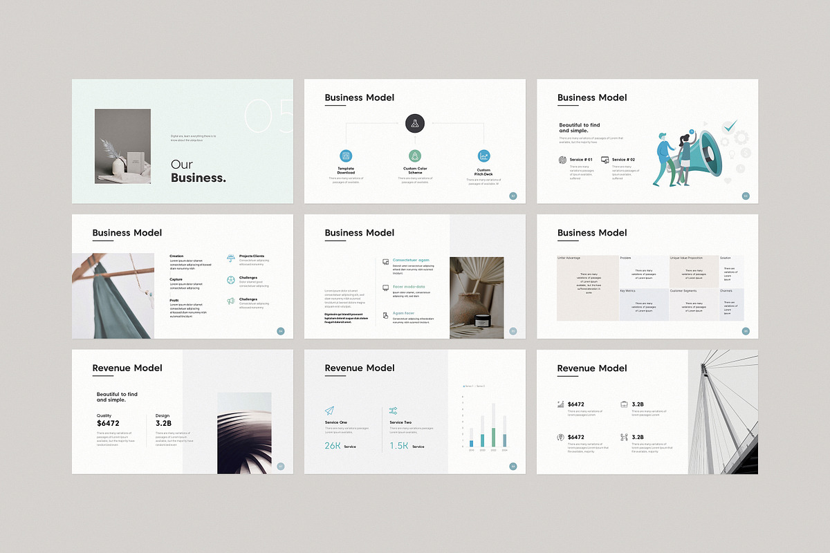 Business Pitch Deck PowerPoint, a Presentation Template by GoldenPixelStudio (Photo 18 of 29)