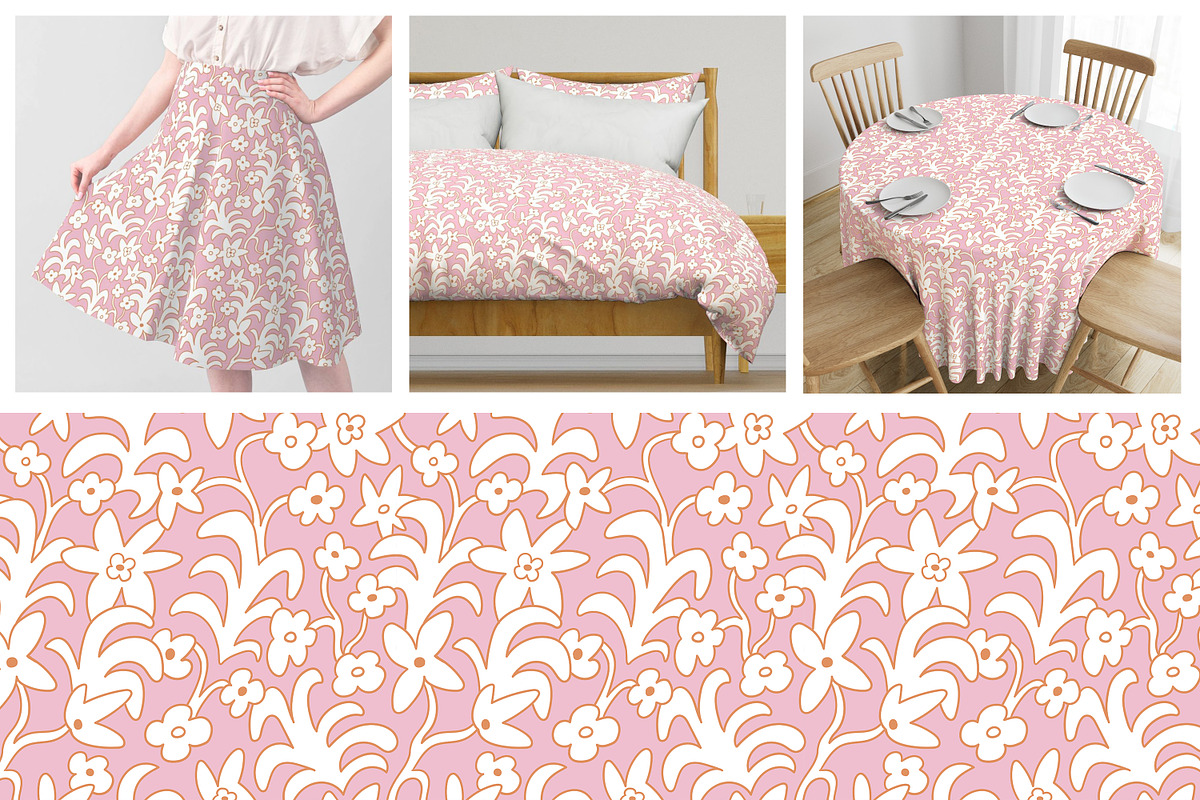 Hawaiian vibes seamless patterns, a Pattern Graphic by Alenkakarabanova (Photo 3 of 3)