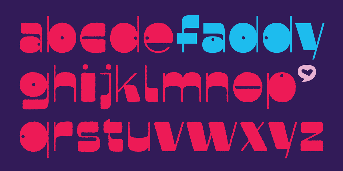 Faddy, a Sans Serif Font by Ani Dimitrova (Photo 7 of 19)