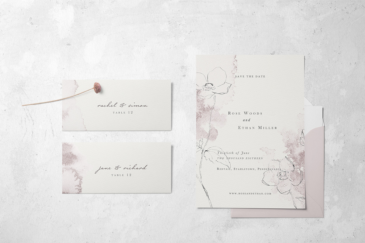 Embrace - Pencil Florals & Textures, a Texture Illustration by Greta Ivy (Photo 5 of 10)