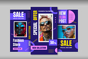 Fashion Sale Social Media Story Set, a Templates & Theme by studiogstock (Thumbnail 1 of 2)