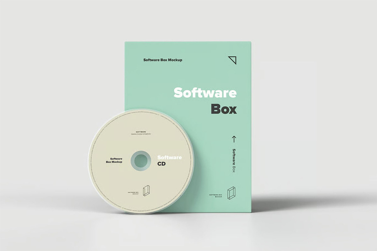 Software Box Mock-up, a Product Mockup by zippypixelstudio (Photo 5 of 16)
